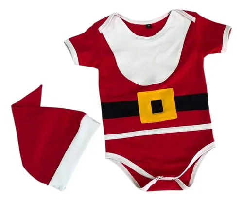 Body Papá Noel Bebés . Rojo 9-12 M Artesanal — foto 5 · MadsJeez Marketplace