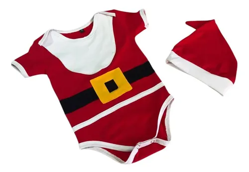 Body Papá Noel Bebés . Rojo 9-12 M Artesanal — foto 8 · MadsJeez Marketplace