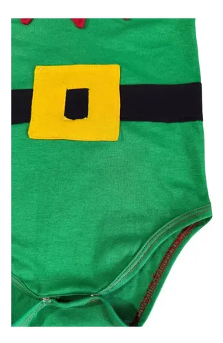 Body Duende Navideño  Bebés . Verde 9-12 M Artesanal — foto 5 · MadsJeez Marketplace