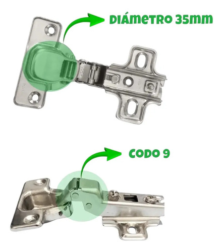 Bisagra X2 Maqjeez Codo 0 Cazoleta Premium Puerta De Mueble — foto 4 · MadsJeez Marketplace
