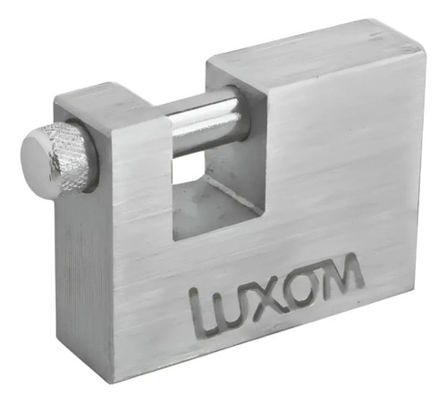 Candado Perno 70mm 3 Llaves Multipunto Hierro Luxom Premium Plateado — foto 2 · MadsJeez Marketplace