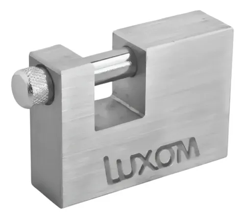 Candado Perno 70mm 3 Llaves Multipunto Hierro Luxom Premium Plateado — foto 3 · MadsJeez Marketplace