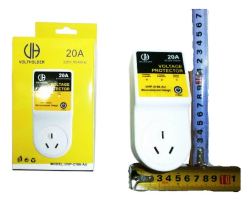 Protector De Tension Enchufable Configurable 20amp Voltholde Blanco — foto 2 · MadsJeez Marketplace