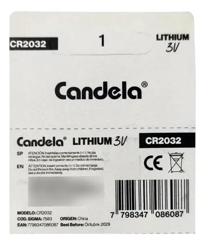 Pilas Cr2032 Candela 7583 Botón 30 Unidades Premium — foto 2 · MadsJeez Marketplace