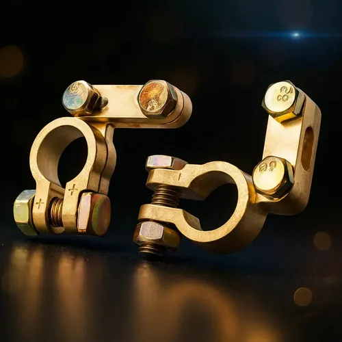 Juego 2 Terminales Borne Batería Auto Bronce Calidad Premium Dorado — foto 5 · MadsJeez Marketplace