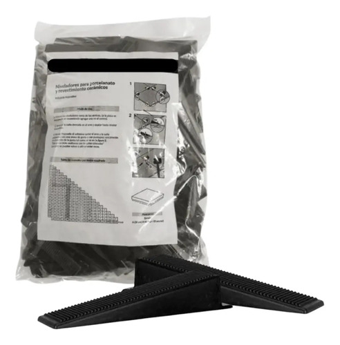 Cuñas Niveladoras Porcelanato X 150 Unidades Premium Resiste Negro — foto 4 · MadsJeez Marketplace