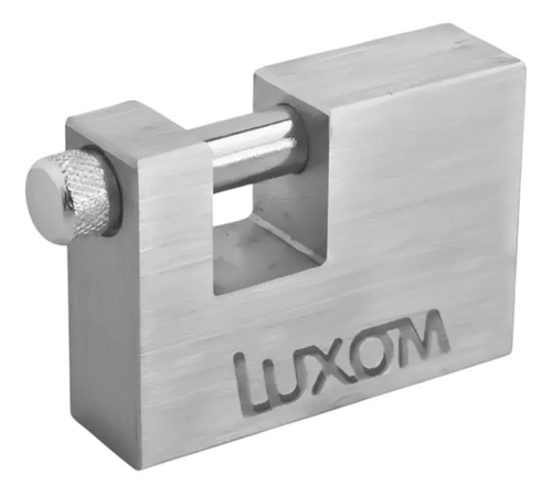 Candado Perno 80mm 3 Llaves Multipunto Hierro Luxom Plateado — foto 2 · MadsJeez Marketplace