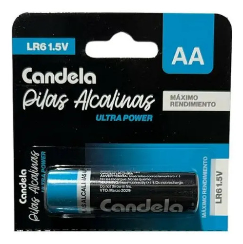 Pila Alcalina Candela Aa Pack Blister 20 Unidades 7500 — foto 3 · MadsJeez Marketplace