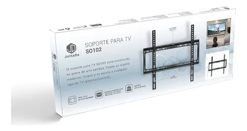 Soporte Fijo Jd So102 Para Tv 26 A 63 Pulgadas Aleación Acero Vesa 400x400 Negro — foto 7 · MadsJeez Marketplace