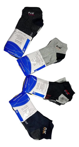 Pack X12 Pares De Soquetes Cortos Unisex Talle Único Negro 39-42 — foto 2 · MadsJeez Marketplace