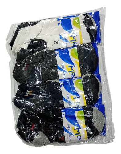 Pack X12 Pares De Soquetes Cortos Unisex Talle Único Negro 39-42 — foto 7 · MadsJeez Marketplace
