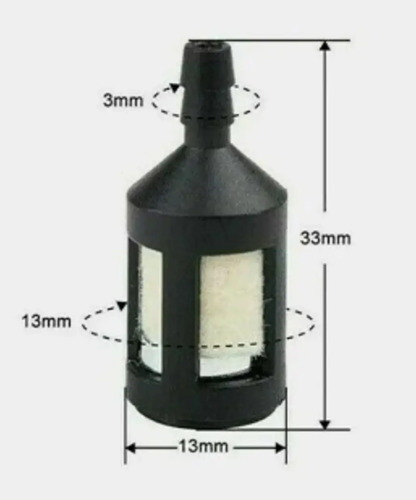 Filtro X10 Nafta Combustible Desmalezadora Motosierra 52 Cc — foto 2 · MadsJeez Marketplace