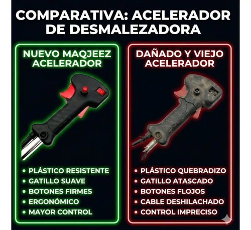 Acelerador Completo Para Desmalezadoras Niwa Omaha Lusqtoff — foto 2 · MadsJeez Marketplace