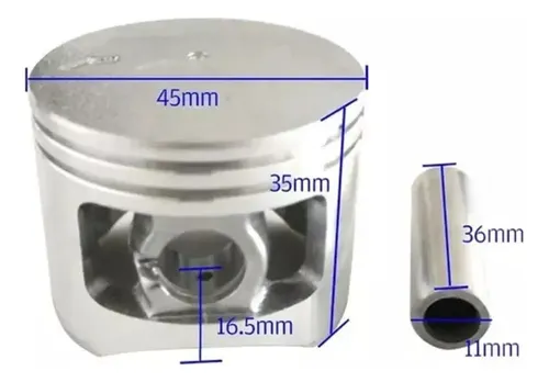 Piston Aros Motosierra China 52 Cc X5 Niwa Gamma Shizen — foto 3 · MadsJeez Marketplace