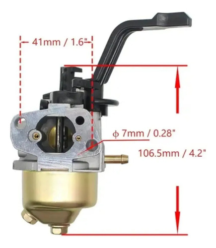 Carburador Grupo Electrogeno Para Motor Honda Chinos 5,5 Hp — foto 4 · MadsJeez Marketplace