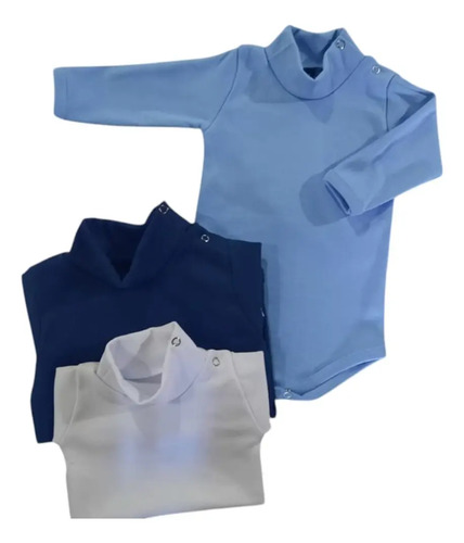 Pack X 6  Bodys Bebe Media Polera Manga Larga 100% Algodon. Agua 0-1 M — foto 5 · MadsJeez Marketplace