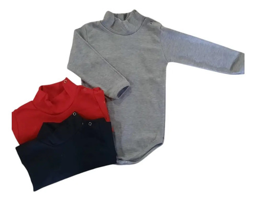 Pack X 6  Bodys Bebe Media Polera Manga Larga 100% Algodon. Agua 0-1 M — foto 6 · MadsJeez Marketplace