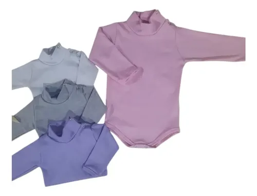 Bodys Bebe Media Polera Manga Larga 100% Algodon. Agua 0-1 M — foto 3 · MadsJeez Marketplace