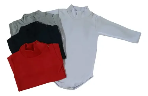 Bodys Bebe Media Polera Manga Larga 100% Algodon. Agua 0-1 M — foto 5 · MadsJeez Marketplace