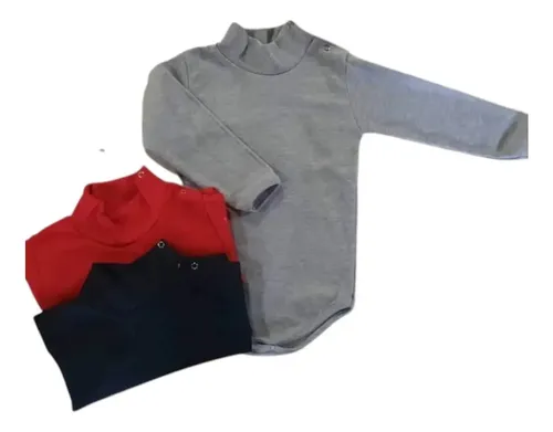 Bodys Bebe Media Polera Manga Larga 100% Algodon. Agua 0-1 M — foto 8 · MadsJeez Marketplace