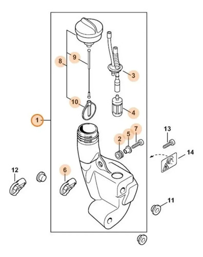 Tanque De Nafta Completo Stihl Fs 38 Fs 55 Alto Premium Gpss — foto 3 · MadsJeez Marketplace