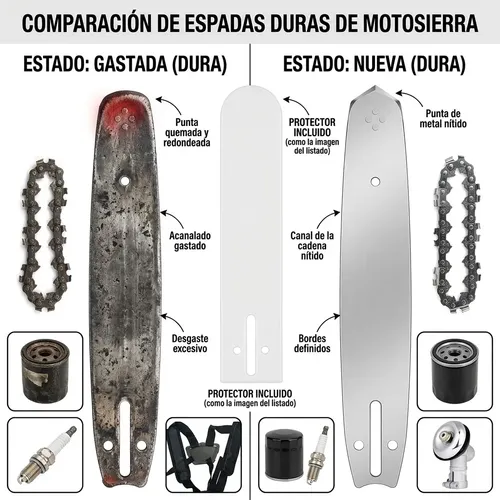 Espada Punta Dura 20  X 1,6mm 72 Dientes Corte Alto Premium — foto 3 · MadsJeez Marketplace