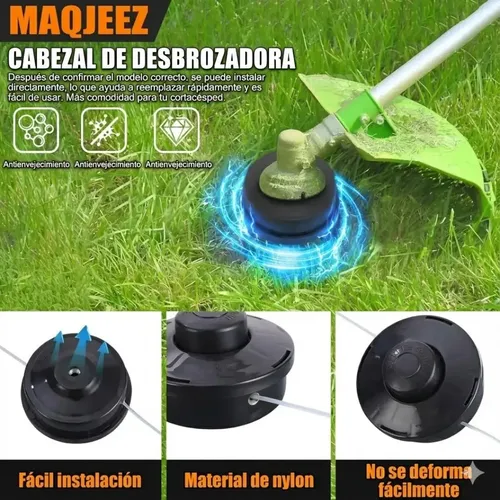 X2 Carretel Porta Tanza Desmalezadora Automático Universal Rojo — foto 4 · MadsJeez Marketplace