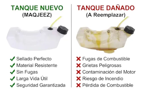 Tanque Nafta 2 Agujeros Maqjeez Para Desmalezadora 43-52cc — foto 2 · MadsJeez Marketplace