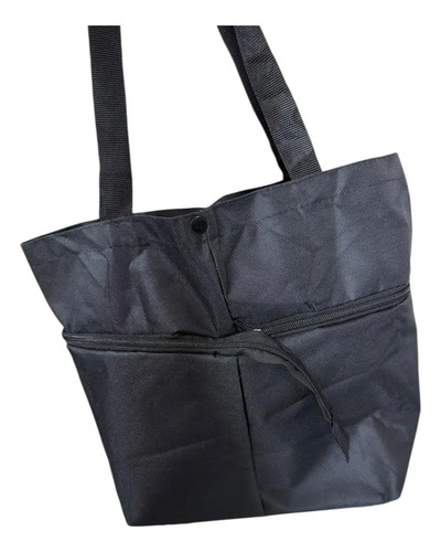 Carrito De Compras Con Ruedas Plegable  Premiun Negro Negro — foto 3 · MadsJeez Marketplace