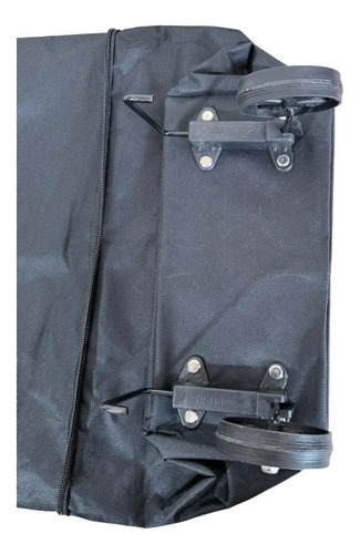 Carrito De Compras Con Ruedas Plegable  Premiun Negro Negro — foto 8 · MadsJeez Marketplace
