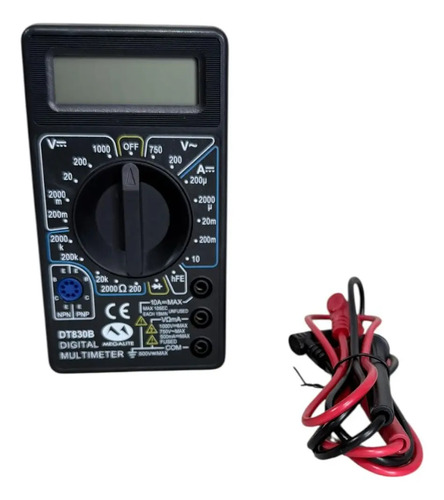 Multimetro Tester Compacto Digital Profesional Con Cables — foto 6 · MadsJeez Marketplace