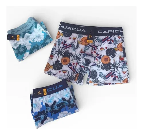 Boxer X 3 Unidades Capicua Premium Seda Fria . Estampado Xxxl Xxxl — foto 4 · MadsJeez Marketplace