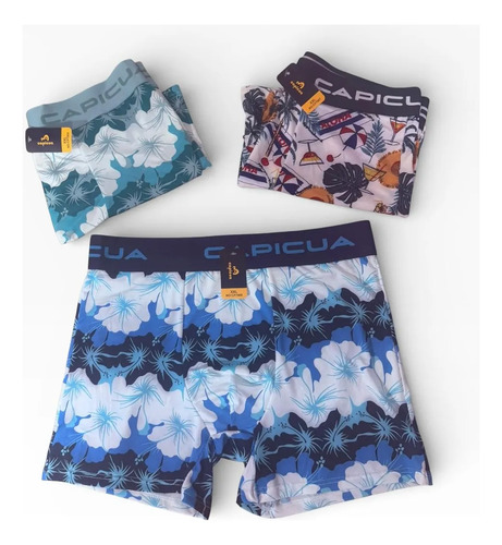 Boxer X 3 Unidades Capicua Premium Seda Fria . Estampado Xxxl Xxxl — foto 6 · MadsJeez Marketplace