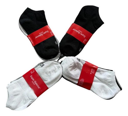 12 Soquetes Medias Unisex Docena Talle Adultos X Mayor Negro 39-42 — foto 3 · MadsJeez Marketplace