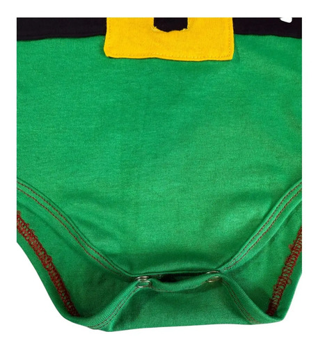 Body Navideño Bebe Duende Verde Verde 3-6 M — foto 6 · MadsJeez Marketplace