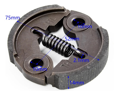 Campana + Embrague Y Cardan 9 Estrias 8 Mm Para Desmalezador — foto 6 · MadsJeez Marketplace