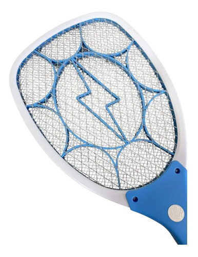 Raqueta Mata Mosquitos Moscas Premium Recargable Usb Azul Acero — foto 2 · MadsJeez Marketplace