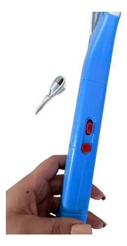 Raqueta Mata Mosquitos Moscas Premium Recargable Usb Azul Acero — foto 3 · MadsJeez Marketplace