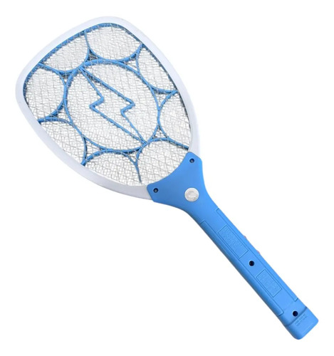 Raqueta Mata Mosquitos Moscas Premium Recargable Usb Azul Acero — foto 6 · MadsJeez Marketplace