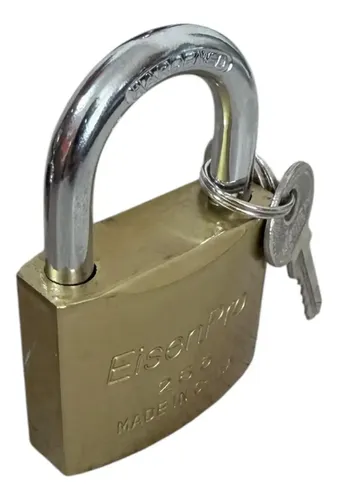 Candado  50mm 3 Llaves Reforzado Bronce Premium Bronce — foto 3 · MadsJeez Marketplace