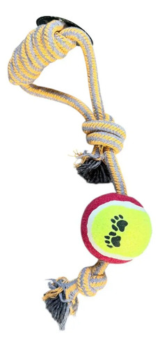 Juguete Tirador Aro Con Pelota Tipo Tenis Mascotas Grandes Amarillo — foto 8 · MadsJeez Marketplace