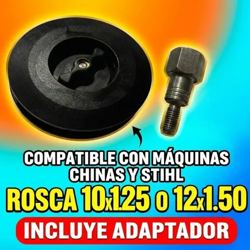 Cabezal Tanza Corte Bajo Con Adaptador Stihl Y China 10x1.25 Negro — foto 2 · MadsJeez Marketplace