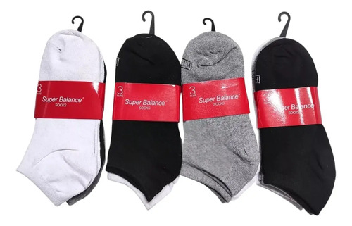 72 Soquetes Medias Unisex  Docenas Talle Adultos X Mayor Agua 0-1 M — foto 3 · MadsJeez Marketplace