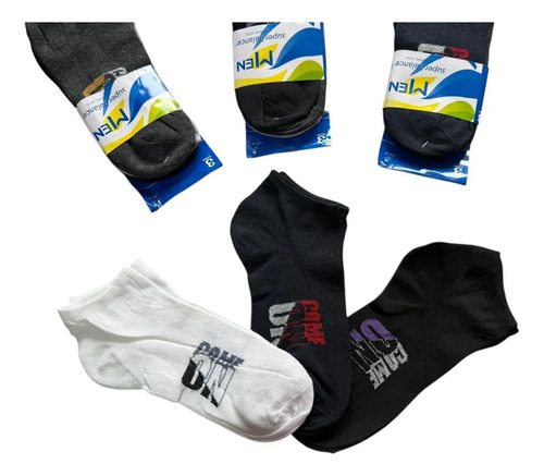 96 Soquetes Medias Unisex  Docenas Talle Adultos X Mayor Agua 0-1 M — foto 3 · MadsJeez Marketplace