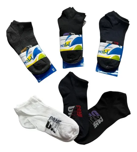 96 Soquetes Medias Unisex  Docenas Talle Adultos X Mayor Agua 0-1 M — foto 4 · MadsJeez Marketplace