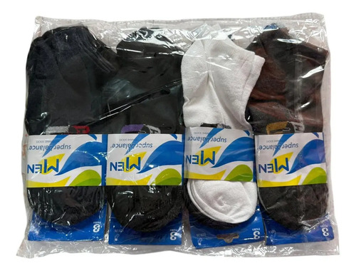 96 Soquetes Medias Unisex  Docenas Talle Adultos X Mayor Agua 0-1 M — foto 6 · MadsJeez Marketplace