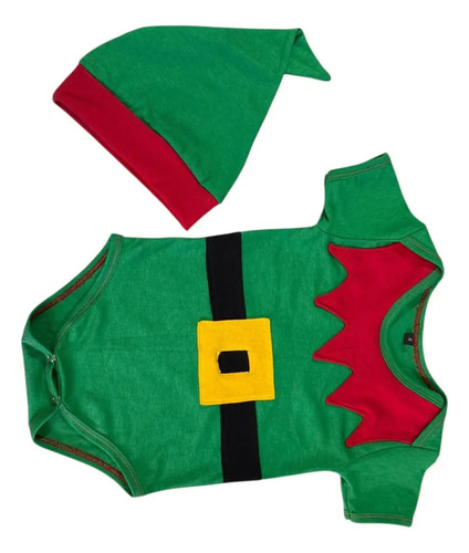 Body Navideño Bebe Duende Verde Verde 1-3 M — foto 7 · MadsJeez Marketplace