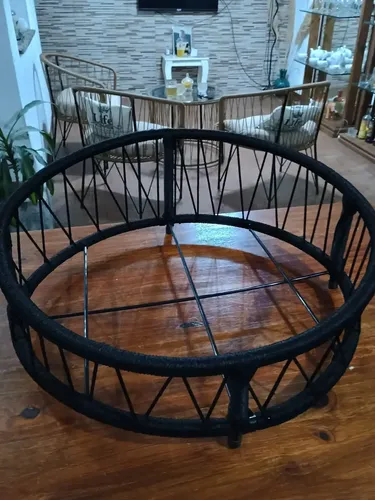 Cama Perro Gato Hierro Simil Yute Negro Sin Almohadon. 60 Cm — foto 5 · MadsJeez Marketplace