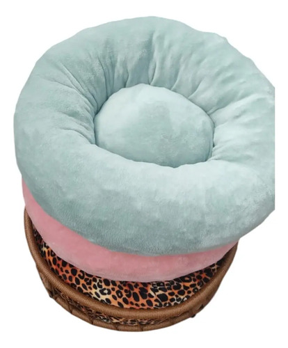 2 Unidades De Nido Cuchita De Perros , Gatos  De 60 Cm. Beige Con Estampado De Huellas Y Bordó Estampado De Huellas / Li — foto 2 · MadsJeez Marketplace