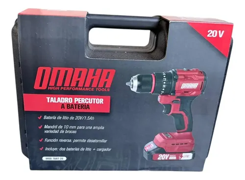Taladro Atornillador Percutor Brushless Omaha 20v 45nm Con 2 Rojo 50/60hz — foto 5 · MadsJeez Marketplace